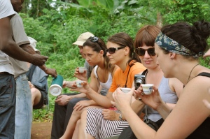 Tea tasting in Zanzibar