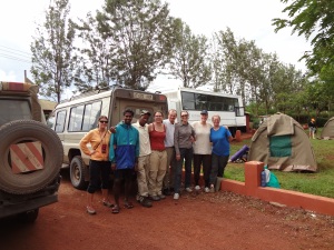 Our Serengeti group - we had to split into 3 jeeps for the game drives in the national park